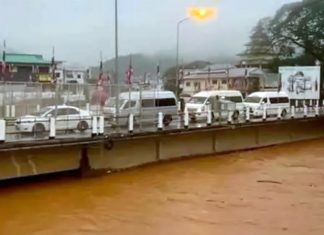 Chiang Rai monitors rising Sai River as water levels near critical mark