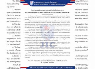 Thailand rejects Cambodian border claims and reaffirms peaceful dialogue commitment
