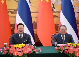 Thailand, China expand cooperation with 15 new deals on trade, AI and security
