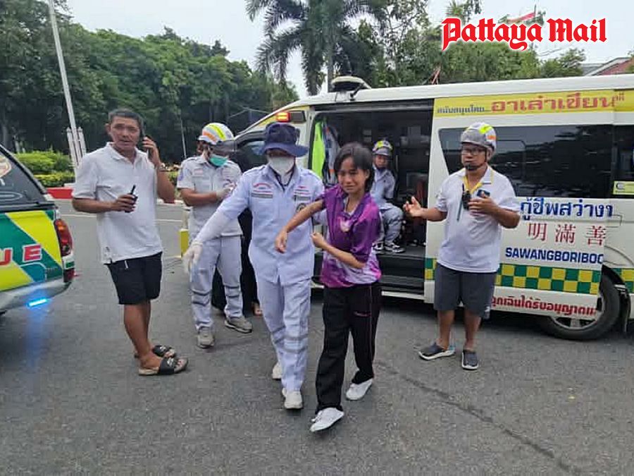 17 injured after giant bees attack Pattaya market