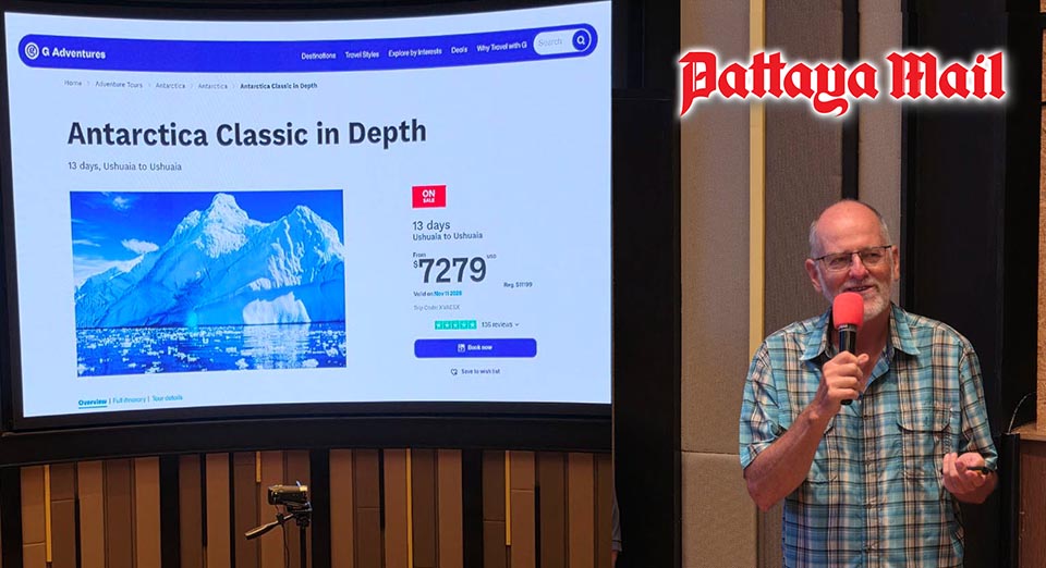 John Horrigan shares Antarctic adventure with Pattaya City Expats Club
