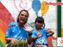 Margaret’s final charity walk for Hand to Hand unites Pattaya community