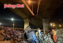 Father injured, daughter critical in horror pickup plunge from Bangkok expressway
