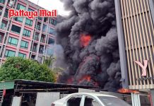 Inferno erupts at Bangkok car repair shop, firefighters rush to contain flames