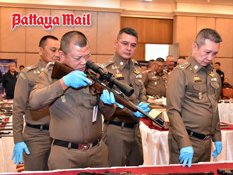 Thai police continue gun sweep, urge public to report illegal weapons