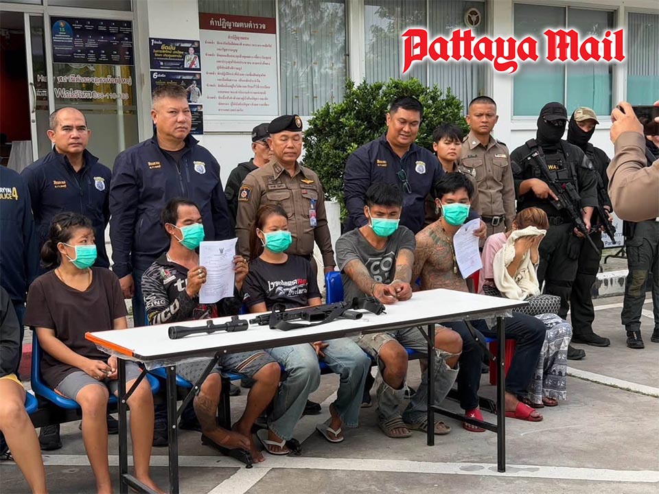 Huai Yai Police show tough action is paying off in gun and drug sweep