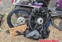 Pattaya motorcycle thieves return stolen parts, plead with shop to delete CCTV