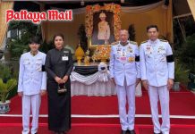 Pattaya chief prosecutor pays homage to the late Princess Pa