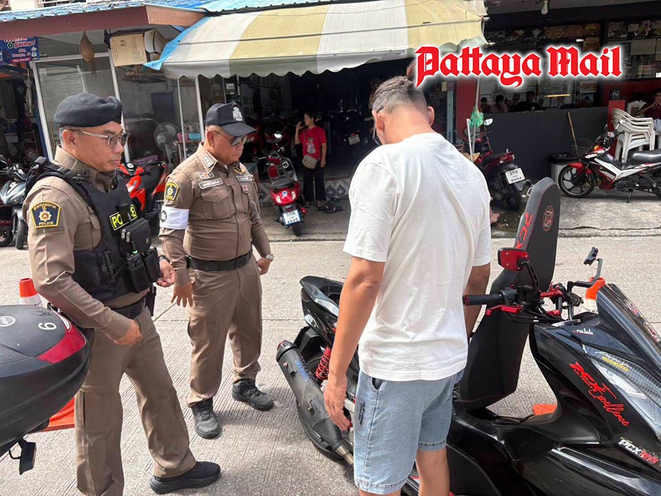 Dawn raid on Pattaya riders nets 24 traffic offenders