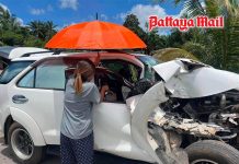 Krabi rescue race saves woman trapped inside SUV after pickup crash