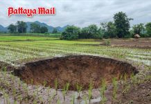 Ground collapses leave Thai village fearing more sinkholes after seven craters open