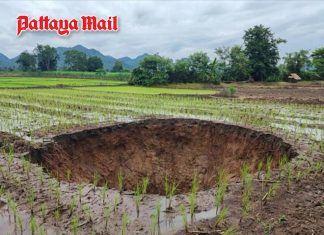 Ground collapses leave Thai village fearing more sinkholes after seven craters open