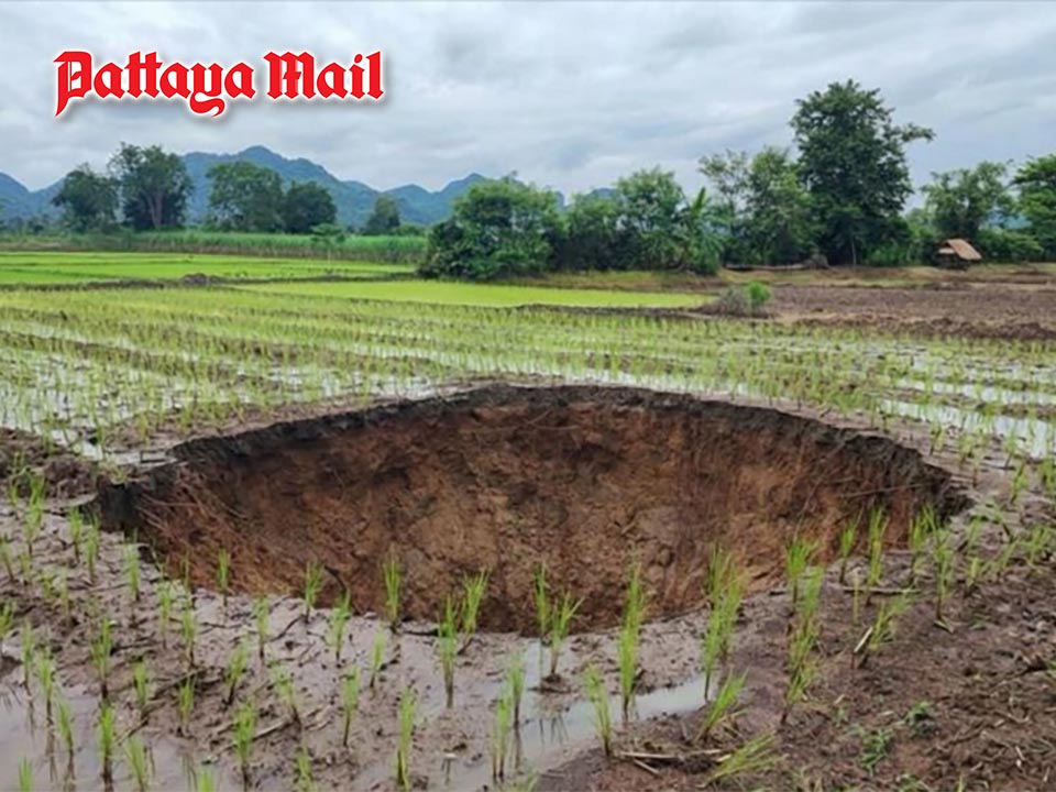 Ground collapses leave Thai village fearing more sinkholes after seven craters open