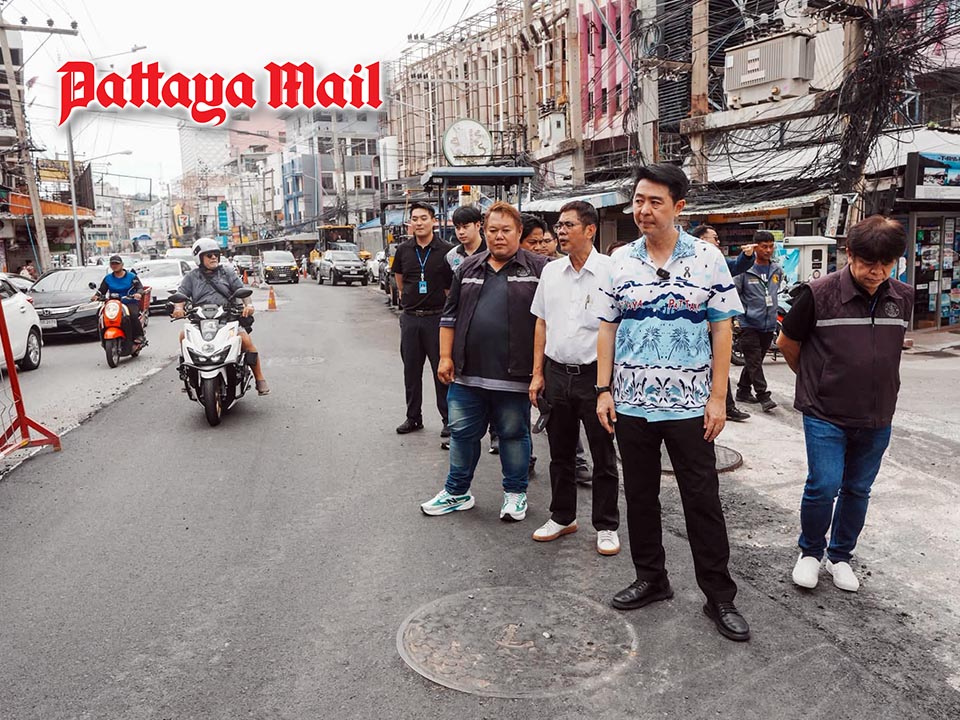 Pattaya Second Road upgrade hits 50% ahead of marathon deadline