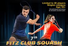 Royal Cliff Hotels Group hosts Fitz Club Squash Tournament August 28–30