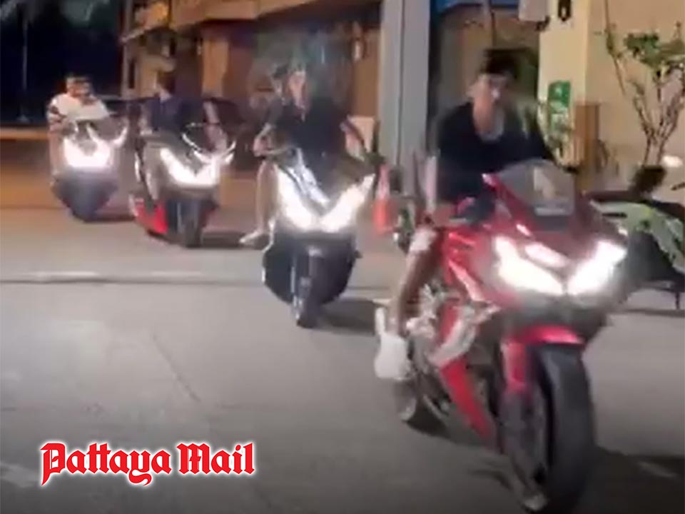 Pattaya Soi Yen Sabai residents doubt police can stop Kuwaiti motorcycle stunts