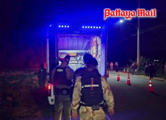 Sattahip roads under tighter checks in drive against drugs and illegal weapons