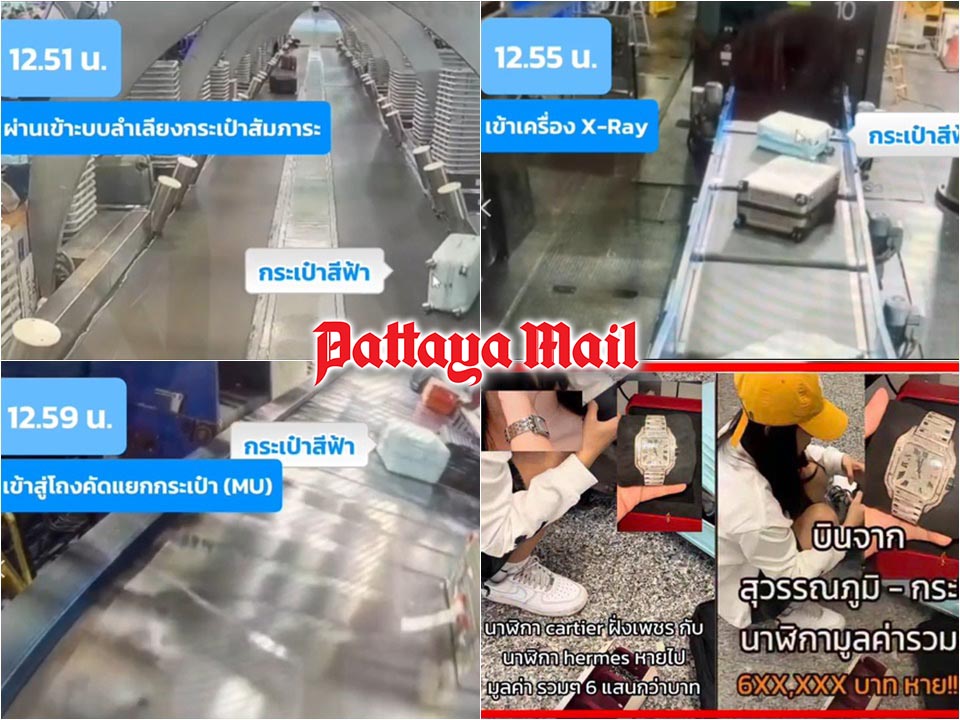 Suvarnabhumi releases CCTV after Thai Vietjet passenger reports bag damage