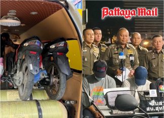 Bangkok Police bust motorcycle theft network sending bikes across border