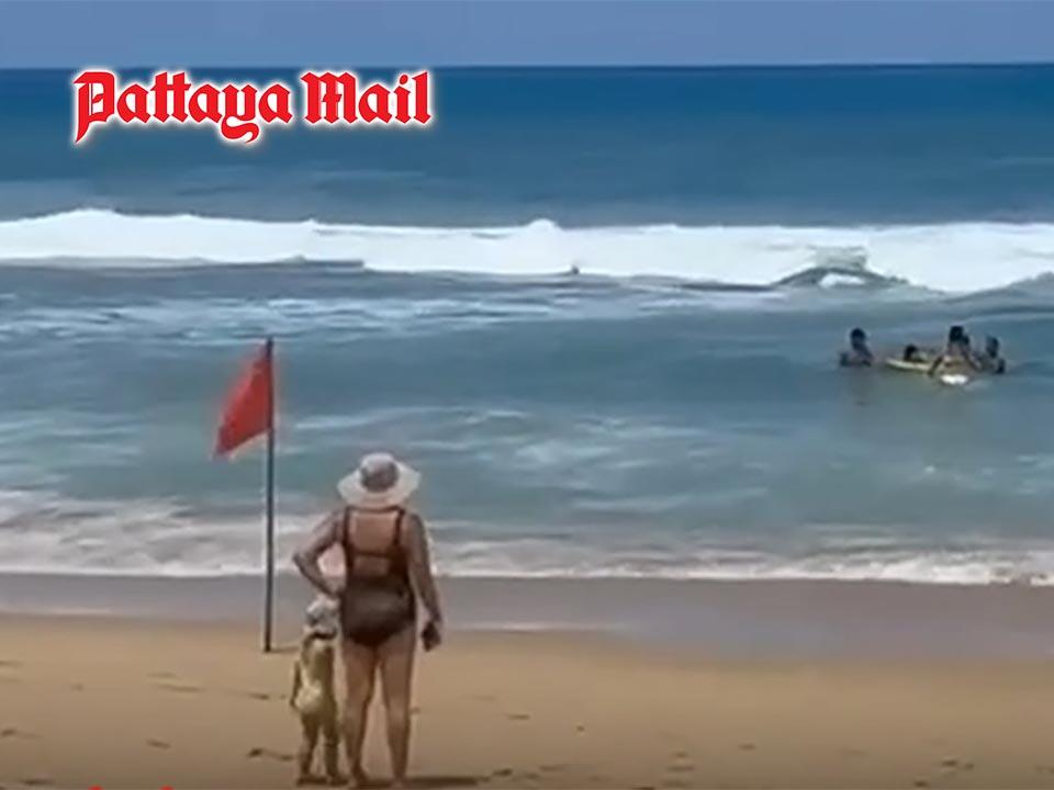 ‘I flew here to swim’ Tourist ignores Phuket red flag, gets swept away