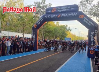 Over 500 cyclists hit the road in East Pattaya health ride