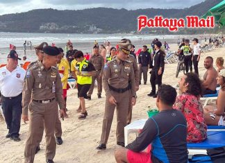 Phuket police hit Patong Beach in tourist safety push