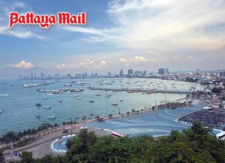Pattaya Bay stays calm amid weather warning for land and sea travelers