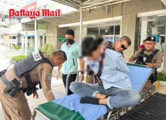 Chonburi Police calm mental health crisis, take distressed person to hospital
