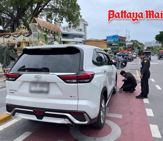 Pattaya cracks down on illegal parking as beachfront enforcement intensifies