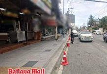 Pattaya says no cones for private parking on public streets