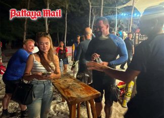 Four foreign divers found safe after hours adrift off Sattahip