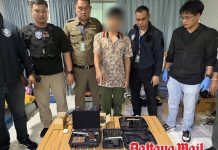 Thailand’s Cyber Police trace LINE ammunition network, arrest suspect in condo raid