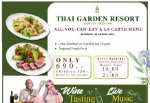 Enjoy an elegant Saturday À La Carte Dinner at Thai Garden Resort Pattaya