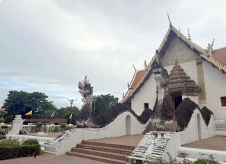 Wat Phumin in Nan remains safe after recent flooding