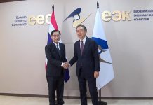 Thailand and Russia push trade ties as EAEU Free Trade talks move forward