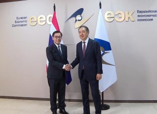 Thailand and Russia push trade ties as EAEU Free Trade talks move forward