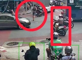 American man arrested after police officer injured in Bangkok knife attack