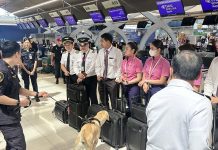 Drug syndicates change tactics Thailand answers with K9 airport patrols