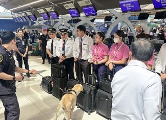 Drug syndicates change tactics Thailand answers with K9 airport patrols