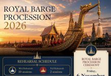 Thailand’s Royal Barge Procession returns to Chao Phraya River November 6