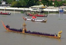 Royal Barge rehearsals begin on Chao Phraya for November ceremony