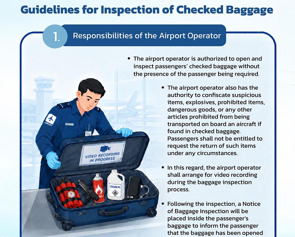 Thailand airports get tougher on checked bags from October 16
