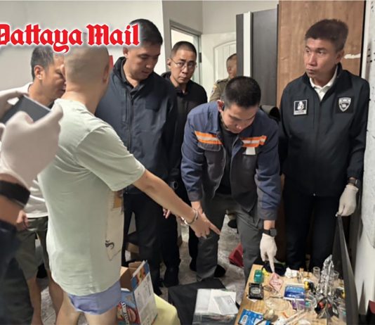 American man arrested after secret drug lab found in Pattaya home