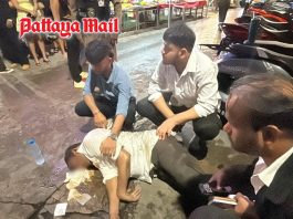 Drunk Indian tourist knocked unconscious after Pattaya street altercation
