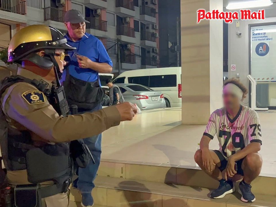 British tourist attacked and slashed in Pattaya phone robbery attempt