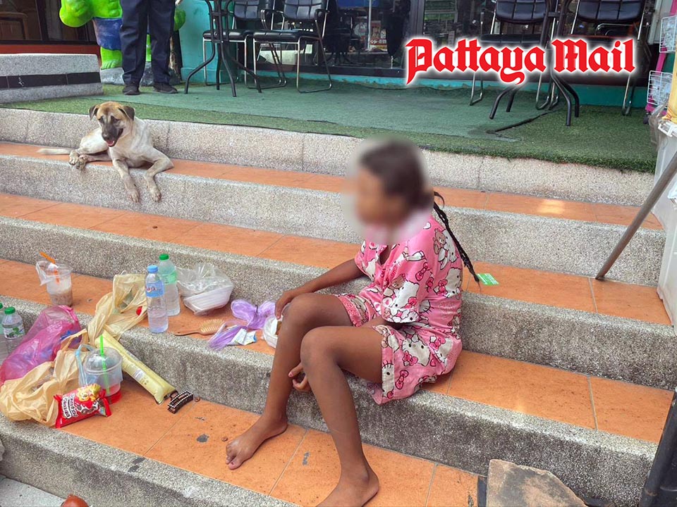 Pattaya girl found alone near hotel offered urgent help