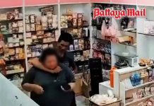 Suspected drug user takes toy shop worker hostage with knife and scissors in Pattaya