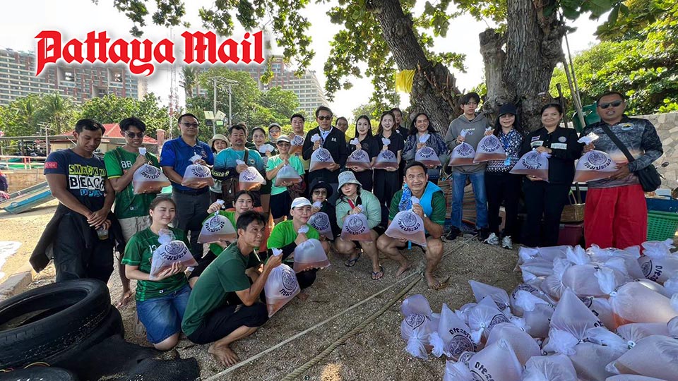2,000 prawns return to Pattaya Sea in coastal revival effort