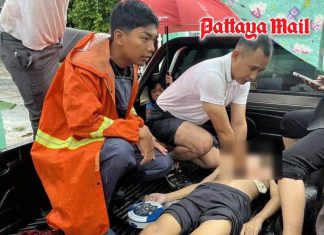 Floodwater hides deadly electrical danger in Bangkok