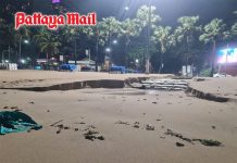 Pattaya gives the beach time to recover after major floods